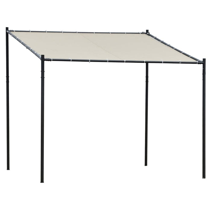 Outsunny 10' x 9.5' x 9.5' Outdoor Wall Patio Gazebo Canopy - 84C-187BG