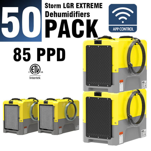 ALORAIR® Storm LGR Extreme WI-FI 85 Pint Commercial Restoration Dehumidifiers Pack of 50 - LGR85*50WIFI Blue