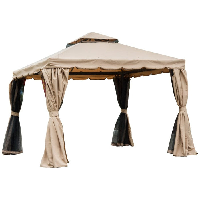 Outsunny 10' x 10' Two-Tier Outdoor Event Canopy - 84C-051
