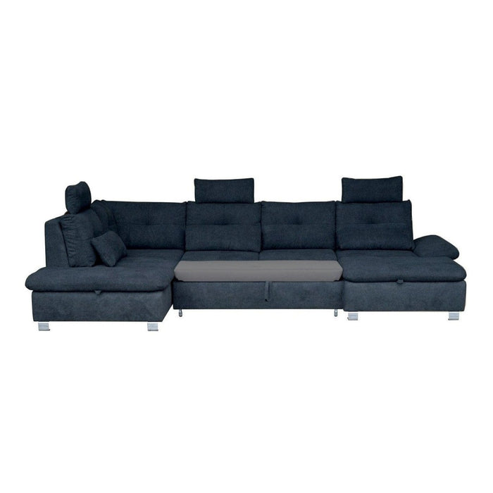 Sectional Sleeper Sofa MADEIRA U-Shape with storage - Backyard Provider