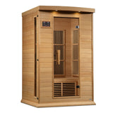 Maxxus 2-Person Near Zero EMF Under 2MG FAR Infrared Sauna Canadian Hemlock