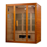 Maxxus Alpine 3-Person Low EMF Under 8MG FAR Infrared Sauna Canadian Hemlock