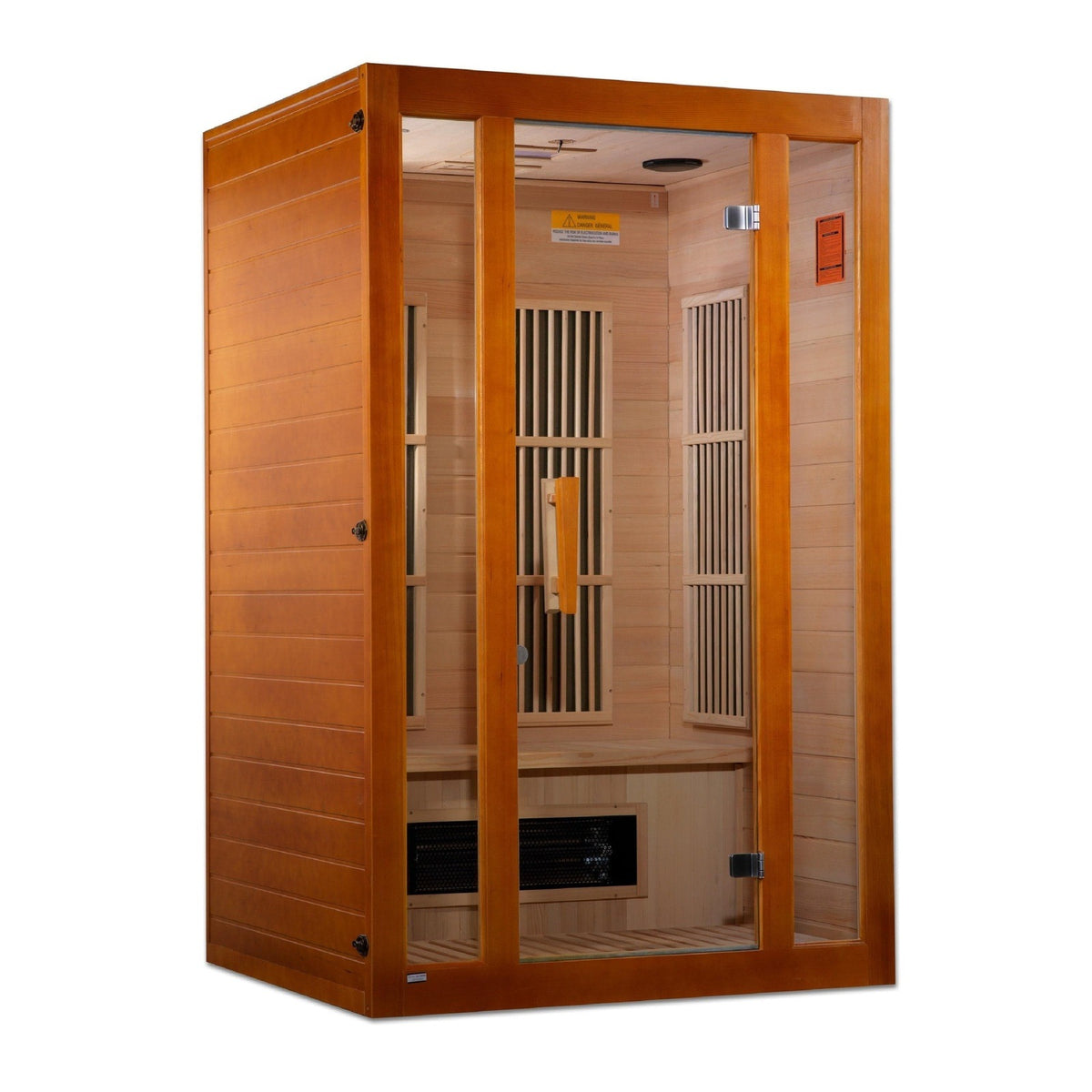 Maxxus Aspen 2-Person Low EMF Under 8MG FAR Infrared Sauna Canadian Hemlock