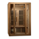 Maxxus Seattle 2-Person Low EMF Under 8MG FAR Infrared Sauna Canadian Hemlock