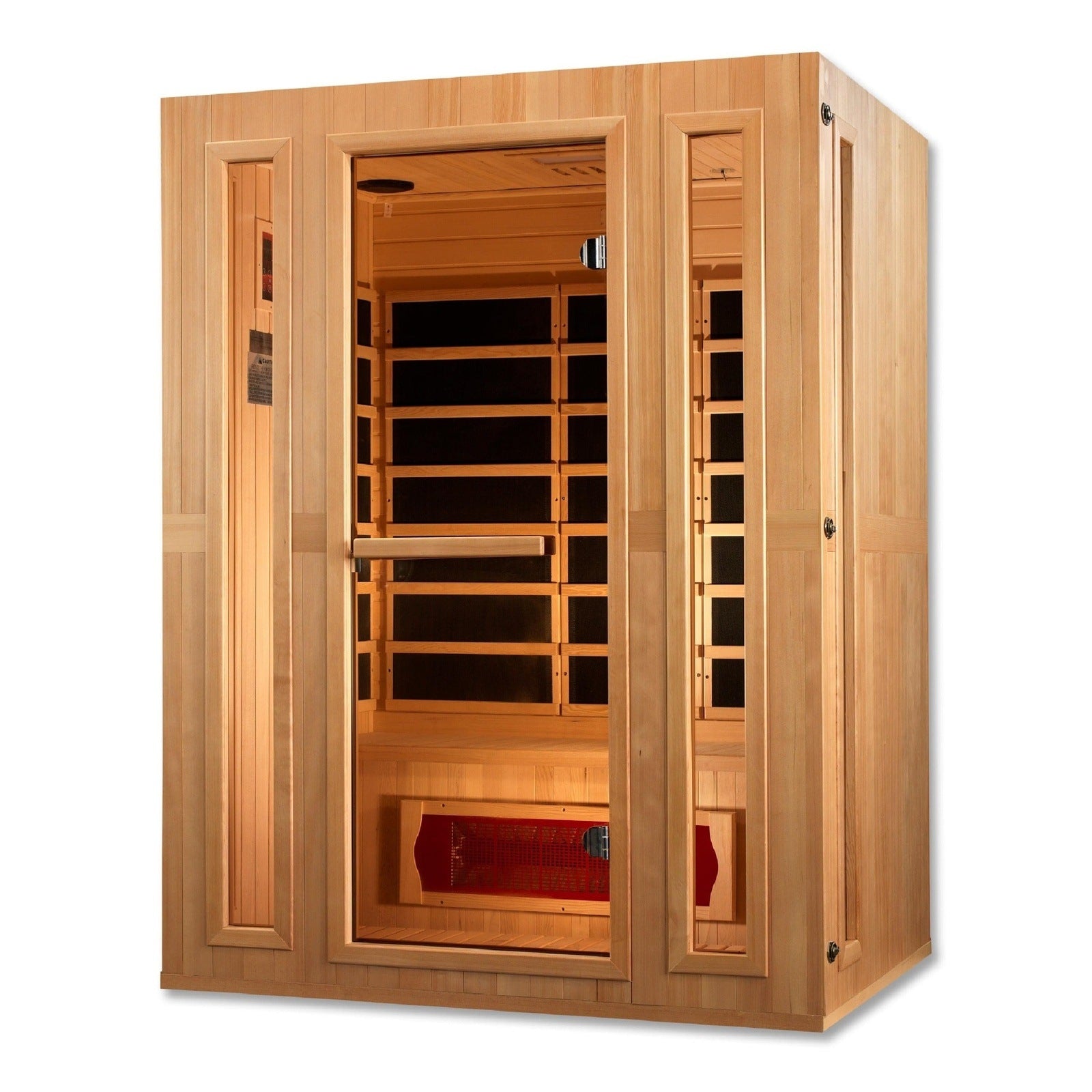 Maxxus Trinity 3-Person Low EMF Under 8MG FAR Infrared Sauna Canadian Hemlock