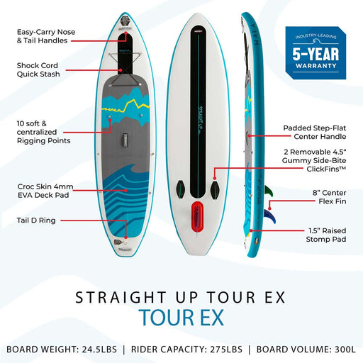 Hala Straight Up Tour EX Inflatable Stand-Up Paddle Board SUP