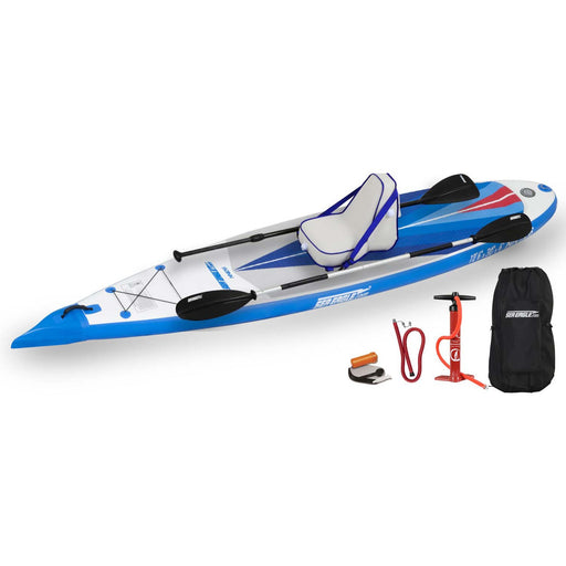 Sea Eagle NeedleNose 126 Inflatable Stand-Up Paddle Board SUP Deluxe Package