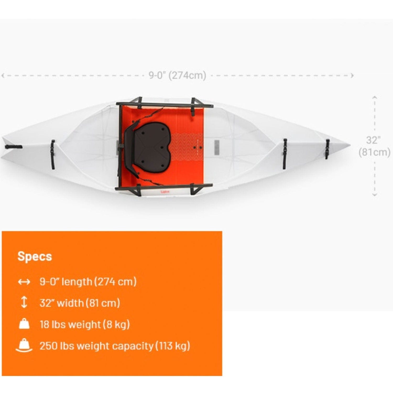 Oru Kayak Lake Folding Kayak - BIK_ORLAKE_23