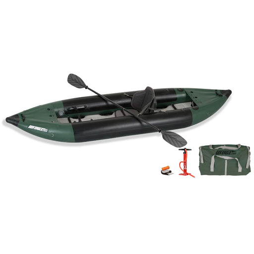 Sea Eagle Fishing Explorer 350FX Inflatable Kayak Pro Solo Package