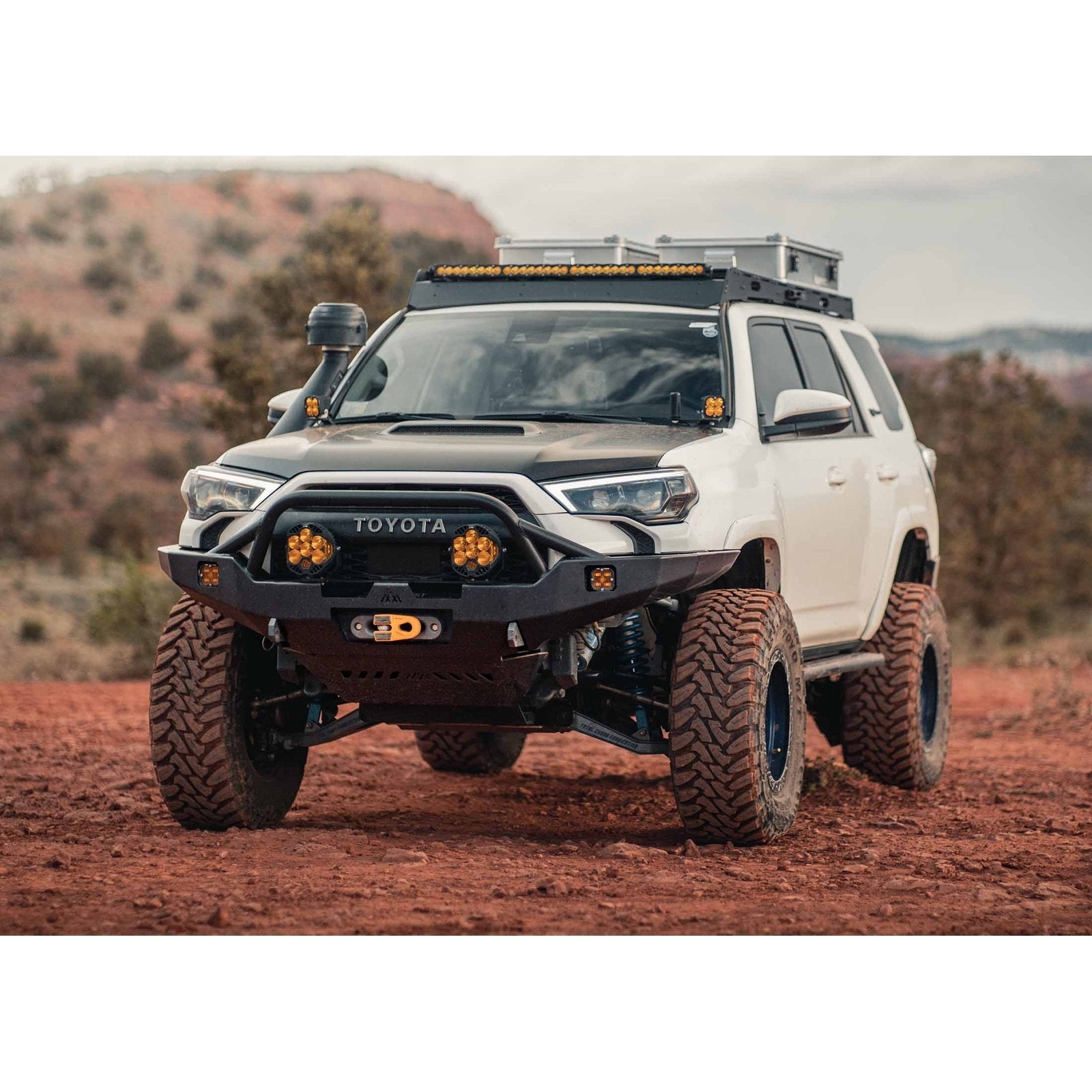 Backwoods Adventure Mods Toyota 4Runner 5th Gen 2014-2023 Hi-Lite Overland Front Bumper PreRunner Bull Bar