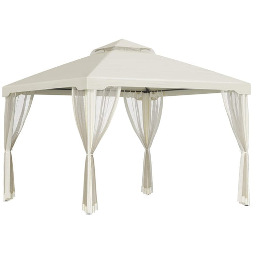 Outsunny 10' x 10' Patio Gazebo Outdoor Canopy - 84C-133CW