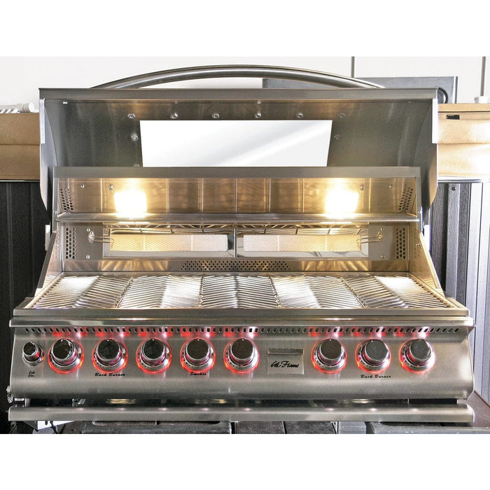 Cal Flame Top Gun 40 Inch 5 Burner Built-In Convection Grill BBQ19875C //