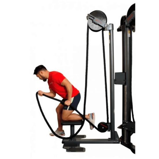 Ropeflex RX2500T Tri-Station Oryx Rope Pull Machine - Backyard Provider