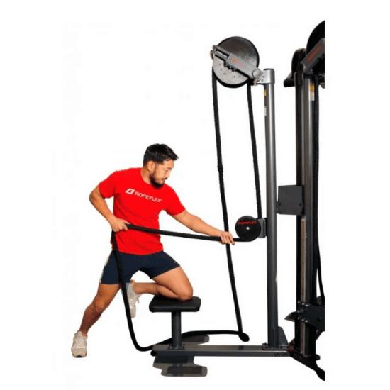 Ropeflex RX2500T Tri-Station Oryx Rope Pull Machine - Backyard Provider