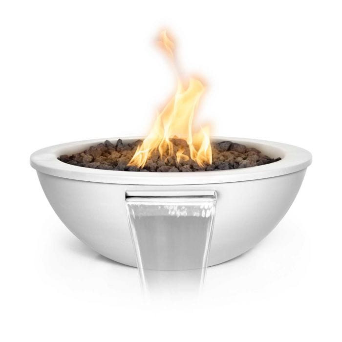 The Outdoor Plus OPT-RPCFW Sedona Powder Coated Fire and Water Bowl, 27-inch