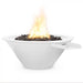 The Outdoor Plus OPT-RPCFW Cazo Powder Coated Fire and Water Bowl, Match Lit
