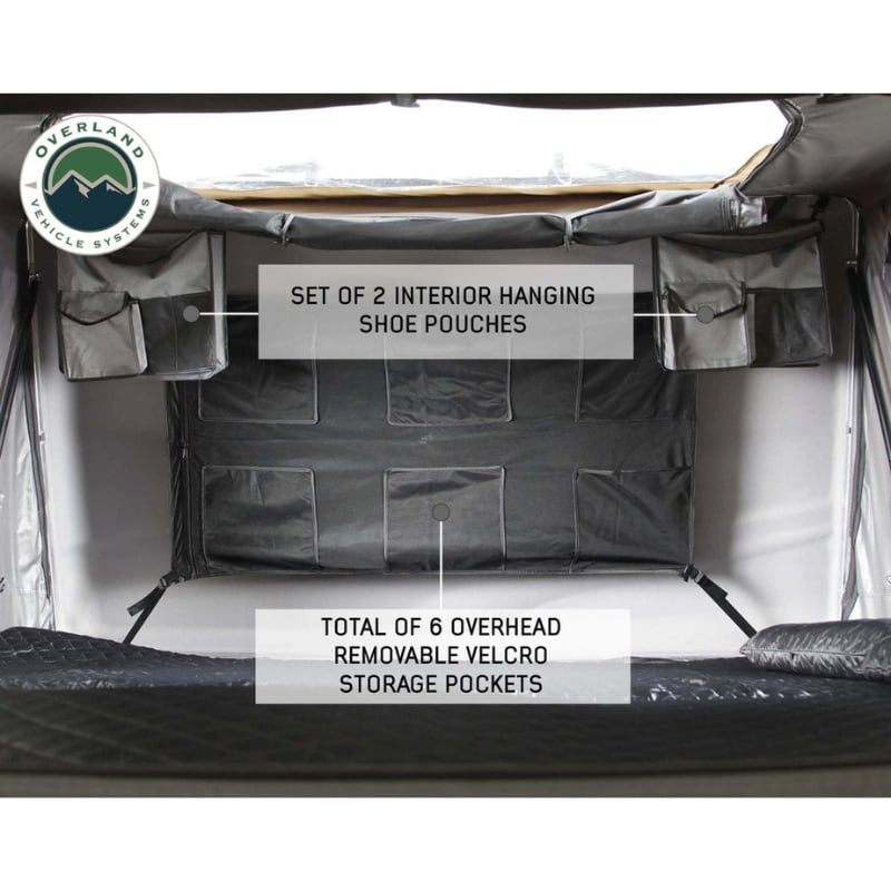 Overland Vehicle Systems Bushveld Hard Shell Roof Top Tent - 18189901