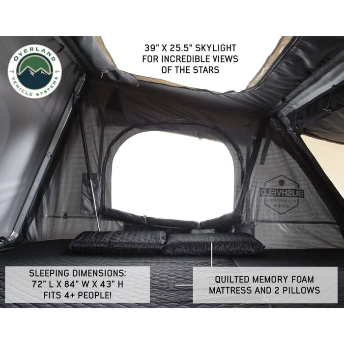 Overland Vehicle Systems Bushveld Hard Shell Roof Top Tent - 18189901