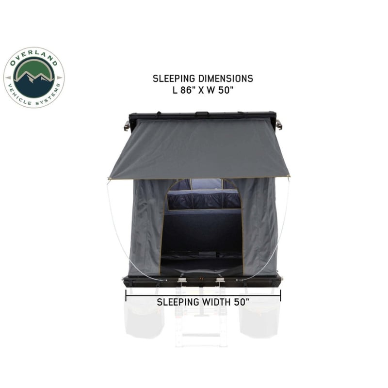 Overland Vehicle Systems Mamba 3 Clamshell Roof Top Tent - 18099901