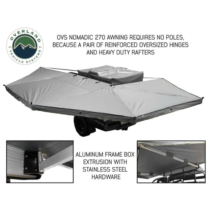 Overland Vehicle Systems Nomadic 270 Awning With Walls