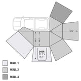 Overland Vehicle Systems Nomadic 270 Awning With Walls