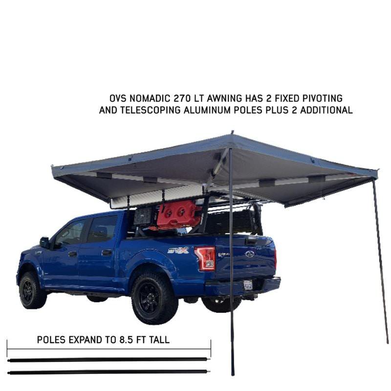 Overland Vehicle Systems Nomadic LT 270 Awning With Walls - 19579907