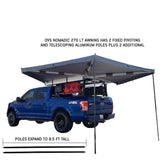 Overland Vehicle Systems Nomadic LT 270 Awning With Walls - 19579907