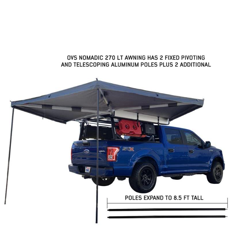 Overland Vehicle Systems Nomadic LT 270 Awning With Walls - 19579907