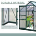 Outsunny 6' x 6' x 7' Polycarbonate Portable Walk-In Garden Greenhouse - 845-058