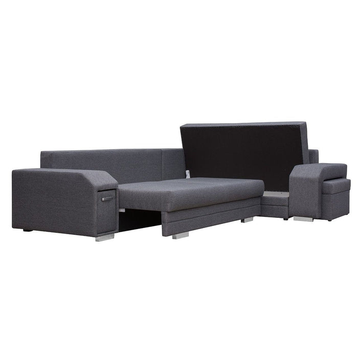 Sectional FULL XL Sleeper Sofa MAGNUS S with storage, SALE - Backyard Provider