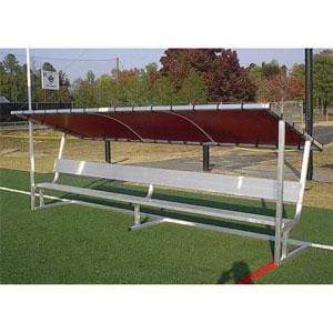 PEVO 15' Covered Bench with Backrest TBC-15