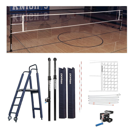 Porter 3" Powr Carbon II VB Competition Plus Volleyball System 20930