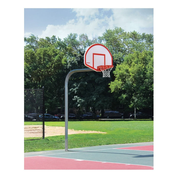 Porter 5' Extension Gooseneck Fixed Height Basketball Hoop