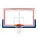 Porter 72"X42" Glass Pro Strut Basketball Backboard w/ LED Lights 204L1