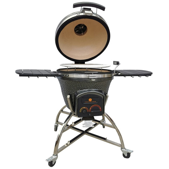 Vision Grills Elite | XD702 Maxis Ceramic Kamado Grill | Charcoal Gas Compatible - Elite - XD702MG