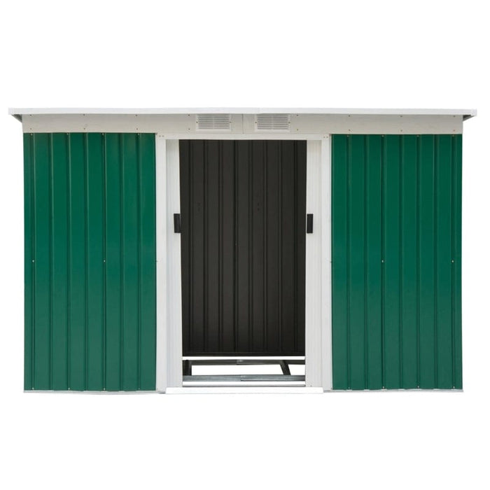 Outsunny 9' x 4.5' x 5.5' Outdoor Rust-Resistant Garden Storage Shed - 845-032