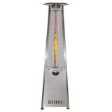 RADtec 93-Inch Tall Stainless Steel Pyramid Natural Gas Patio Heater 93-NTR-GAS-PYR