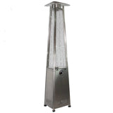 RADtec 93-Inch Tall Stainless Steel Pyramid Natural Gas Patio Heater 93-NTR-GAS-PYR