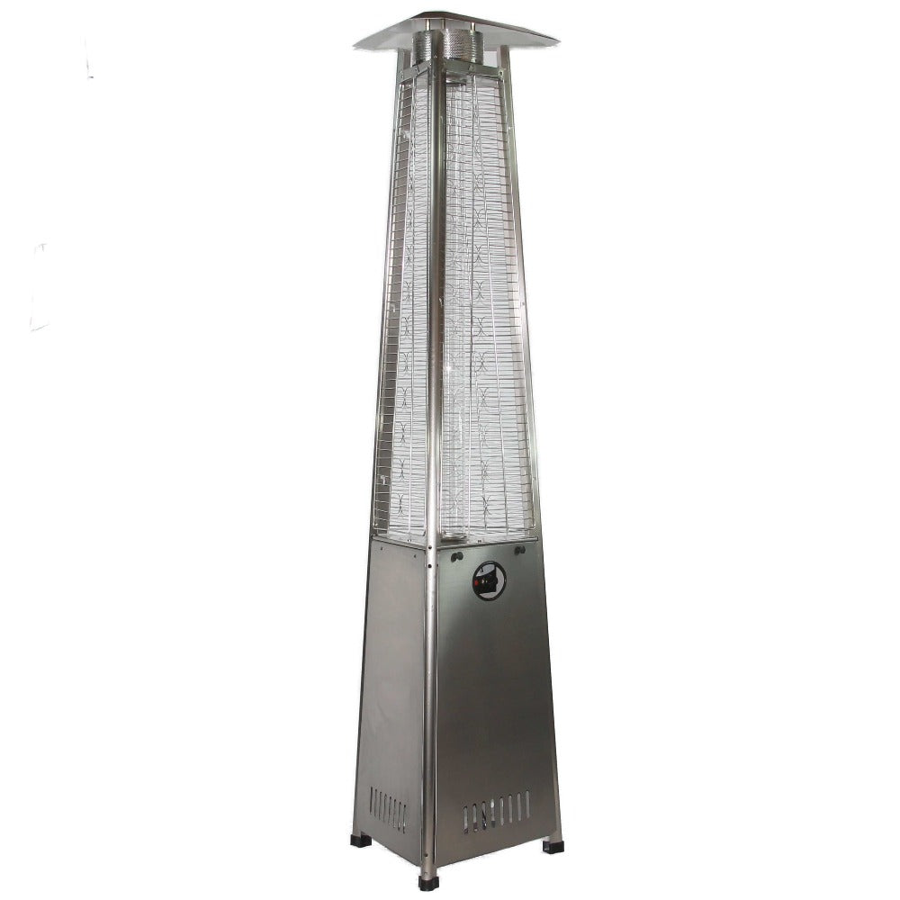 RADtec 93-Inch Tall Stainless Steel Pyramid Propane Patio Heater 93-PYR-FLM-SS