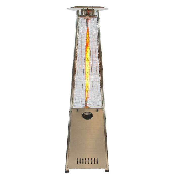 RADtec 93-Inch Tall Stainless Steel Pyramid Propane Patio Heater 93-PYR-FLM-SS