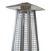 RADtec Tower Flame 89-Inch Tall Brown Wicker Propane Patio Heater TF3-WK-DRK-BRN