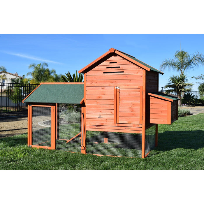 Rugged Ranch™ Raised Wood Chicken Coop Up to 6 chickens