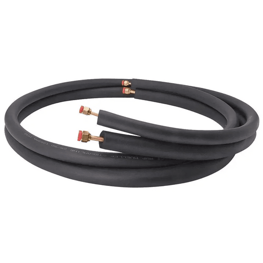 Refrigerant Line Set with 1/4" and 5/8" Line Ends - 50 feet - Backyard Provider