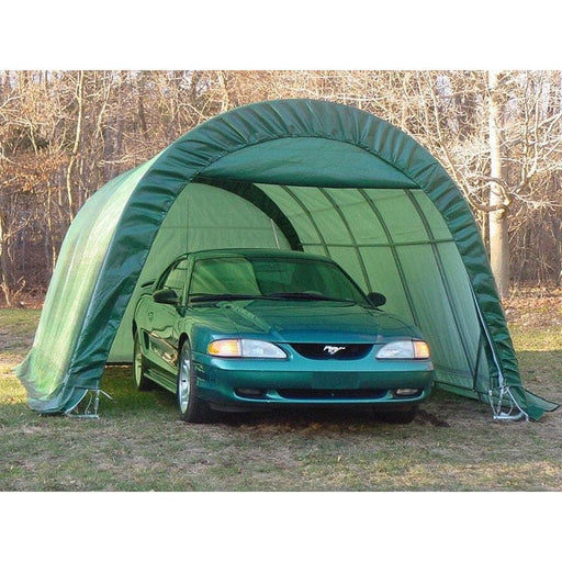 Rhino Shelter Garage Round Style 12’W x 20’L x 8’H - GA122008RGN