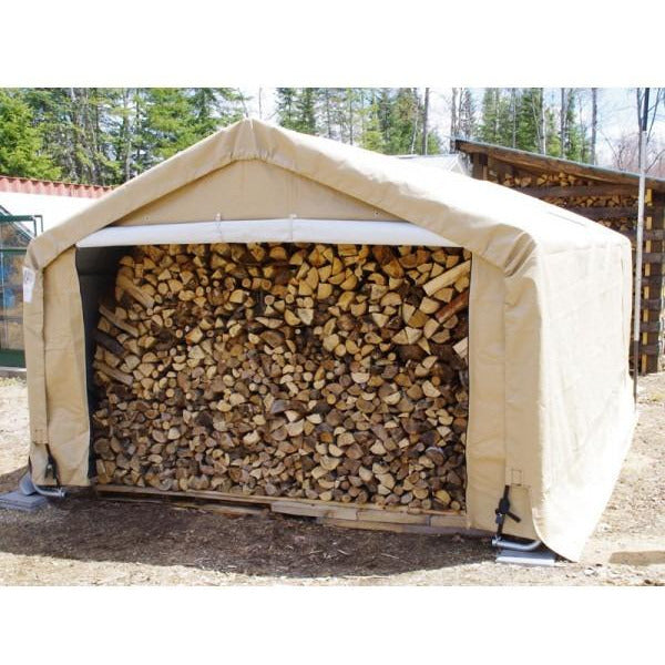 Rhino Shelter Storage Shed 10’W x 10’L x 8’H House - SH101008HGN