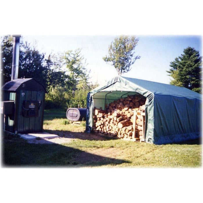 Rhino Shelter Storage Shed 12’W x 12’L x 8’H House Style - SH121208HGN