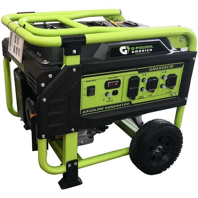 Green-Power America 6500/5300-Watt Gas Powered Portable Generator - GN6500CW