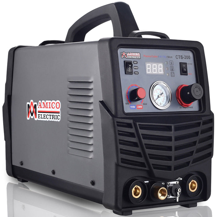 Amico Electric CTS-200B 110V/230V 50 Amp HF-TIG Plasma Stick Welder New - Backyard Provider