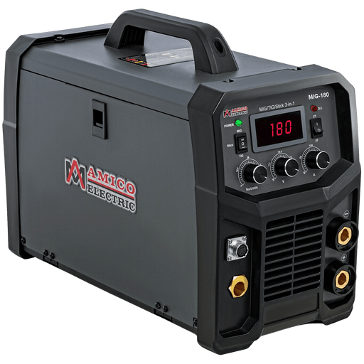 Amico Electric MIG-180 115/230V Dual Voltage 180-Amp MIG/MAG/Flux-cored/Lift-TIG/Stick Arc DC Inverter Welder New - Backyard Provider