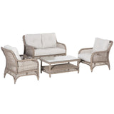 Outsunny 4 Piece Outdoor Patio Furniture Set - 860-218